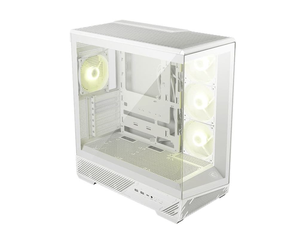 Obudowa Midi Tower ATX bez zasilacza biała MSI MAG PANO 130R PZ
