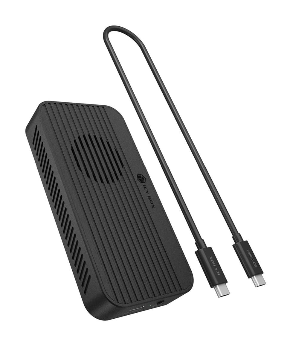 Obudowa SSD M.2 NVMe Thunderbolt 5 80 Gb/s Czarna