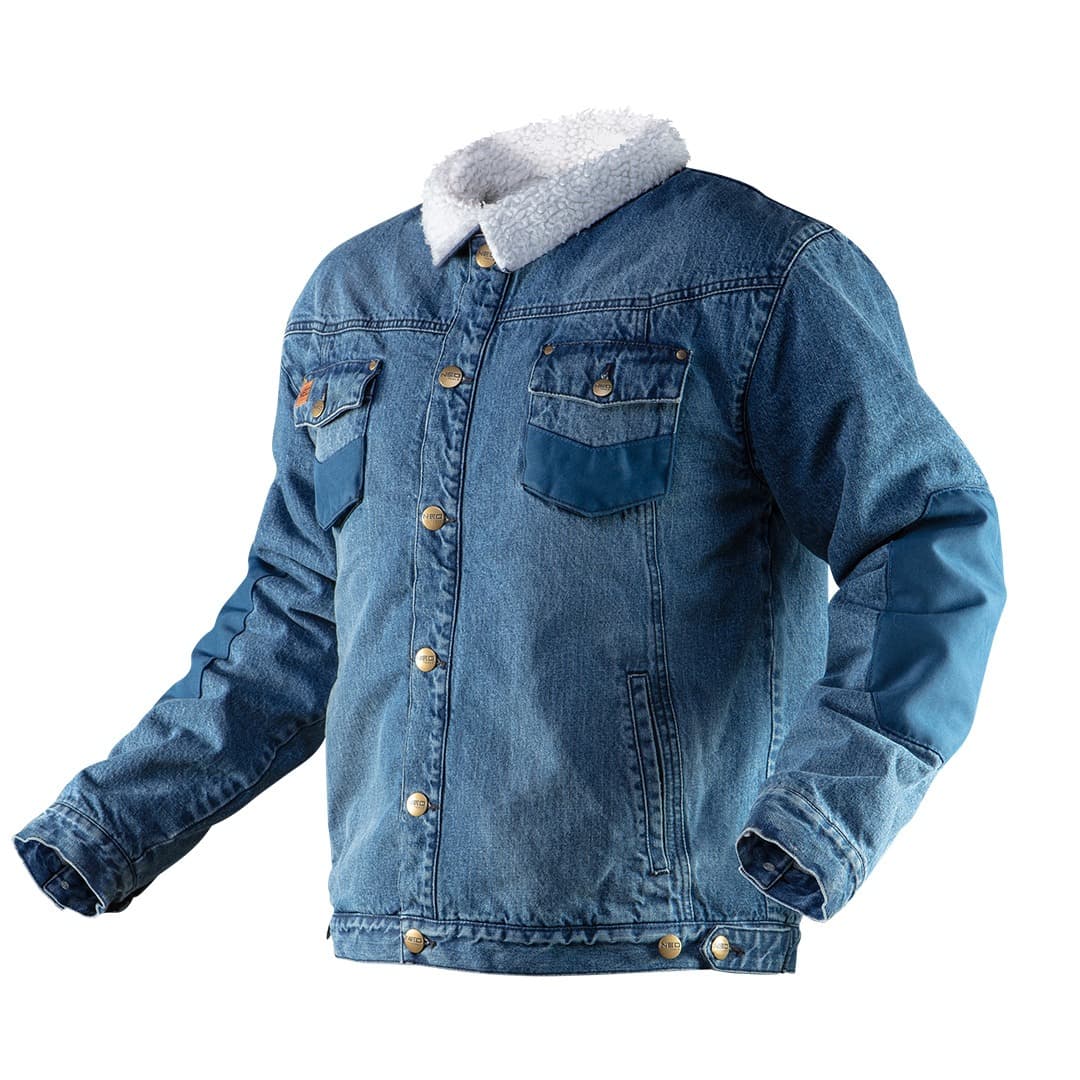 Ocieplana kurtka jeansowa DENIM rozmiar XXXL