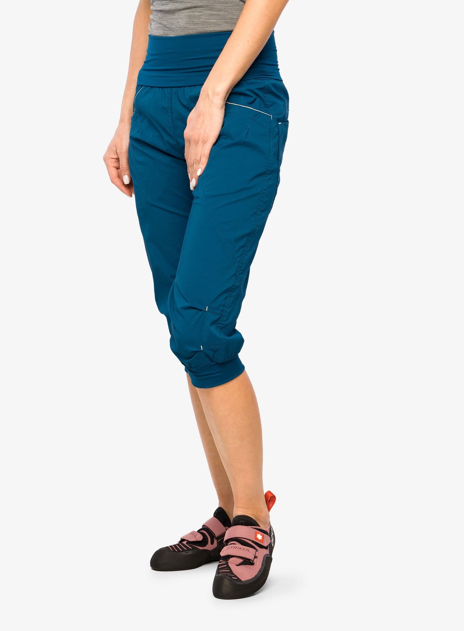 Ocun Noya Eco Shorts damskie spodenki wspinaczkowe - blue opal, XS