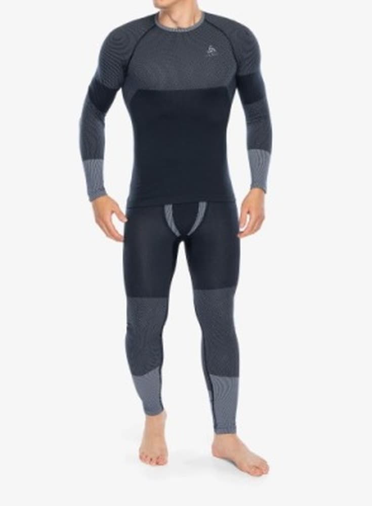 Odlo Fundamentals Performance Warm Set Long bielizna termoaktywna - dark sapphire, rozmiar M