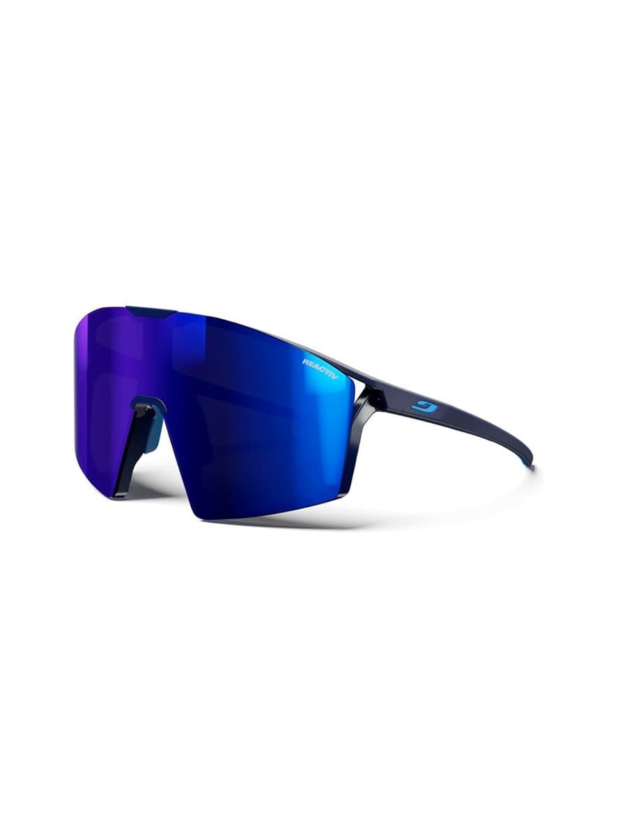 Okulary fotochromowe Julbo Edge Reactiv 1-3 HC na rower - matt blue/blue