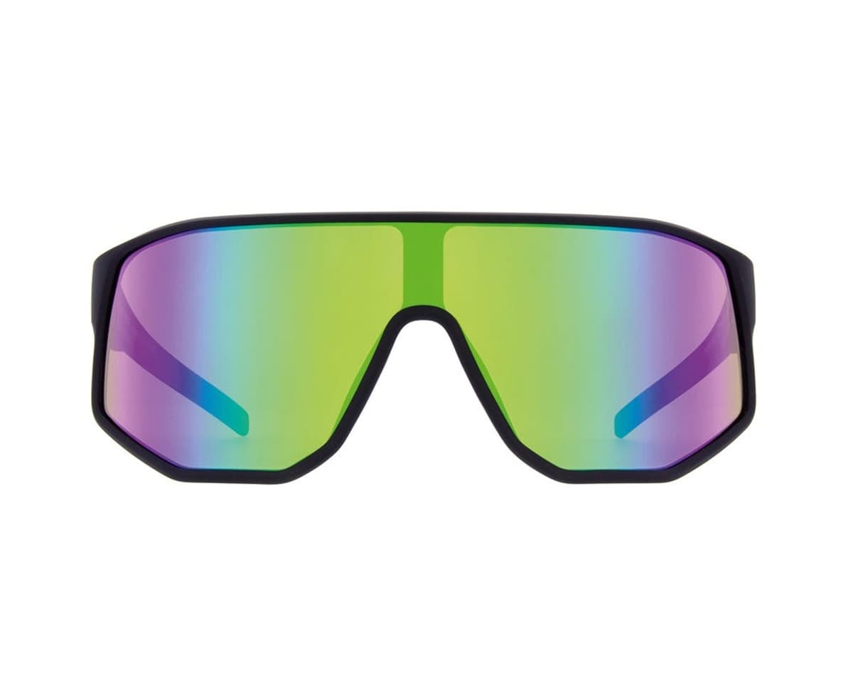 Okulary przeciwsłoneczne Red Bull Spect Dash - czarne/brązowe/niebieskie lustrzane CAT3