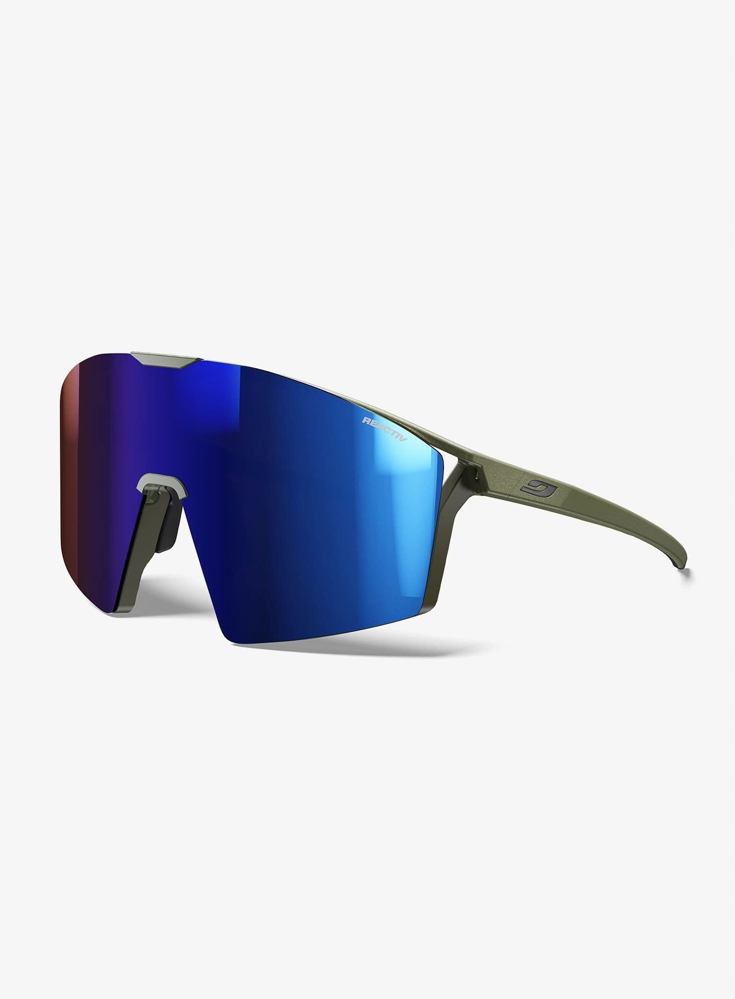 Okulary rowerowe Julbo Edge Cover Reactiv 2-4 DL army green/black