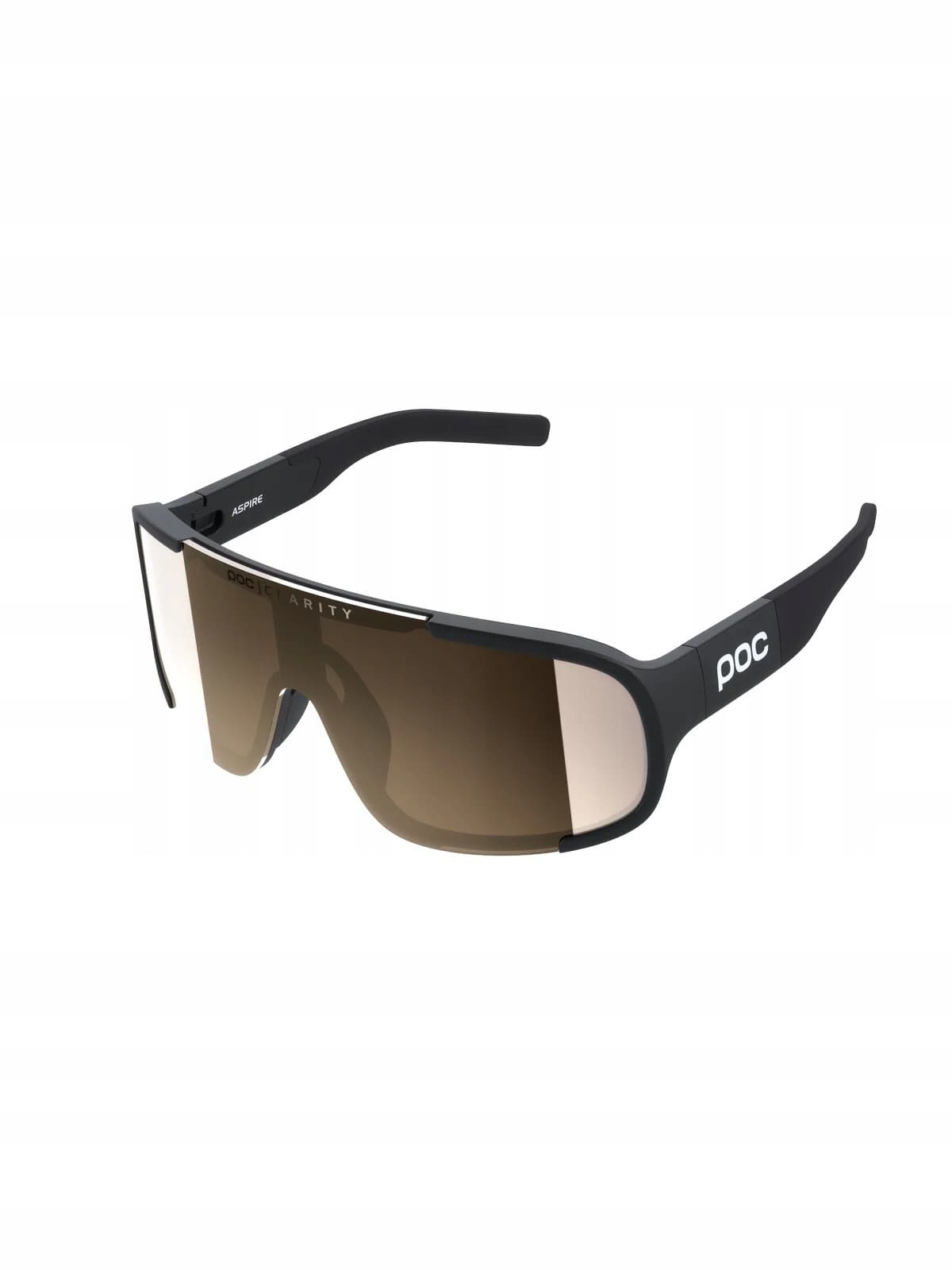 Okulary rowerowe POC ASPIRE czarne - Clarity Trail/Partly Sunny Silver Cat.2