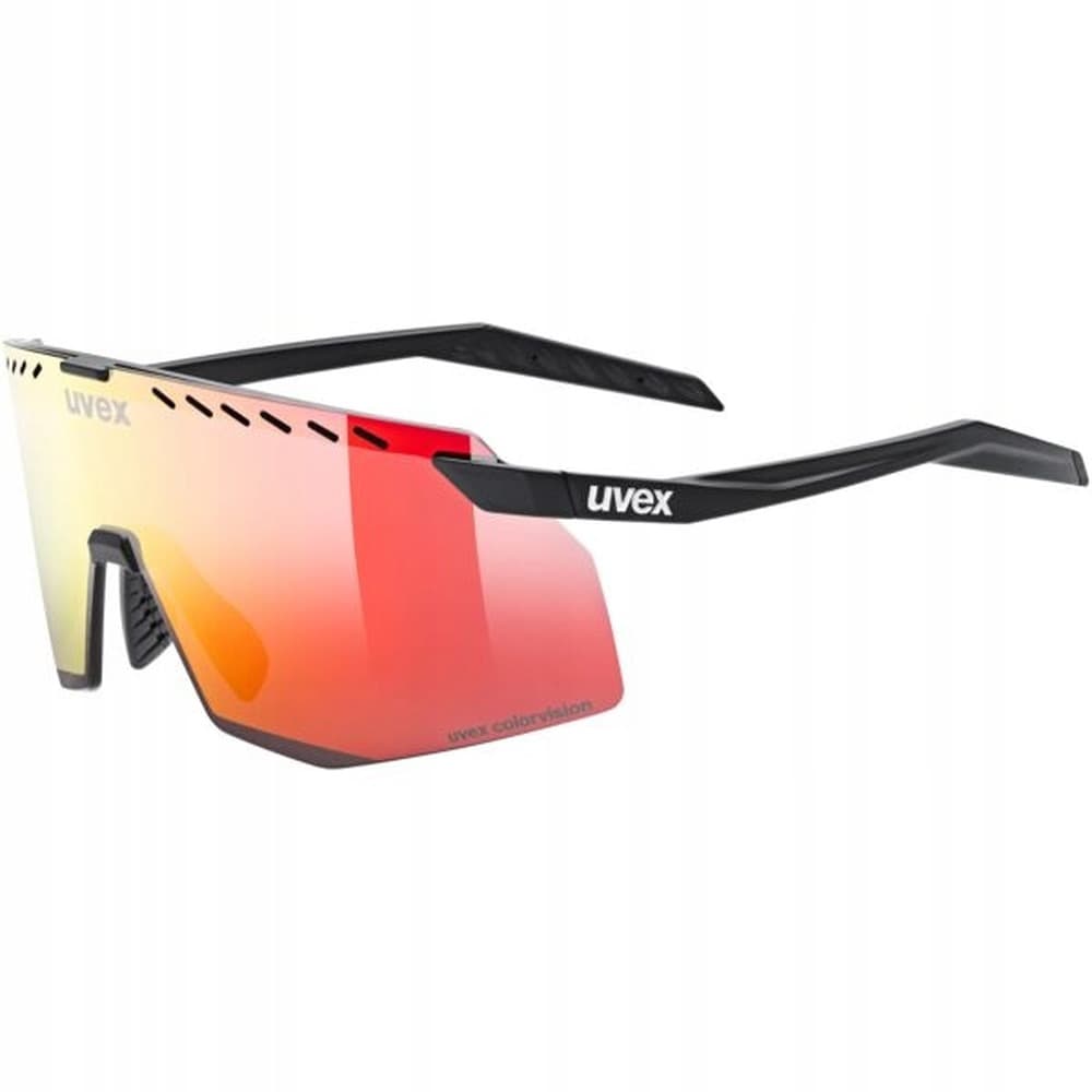Okulary rowerowe Uvex Pace Stage CV Mirror Gold - Matt White