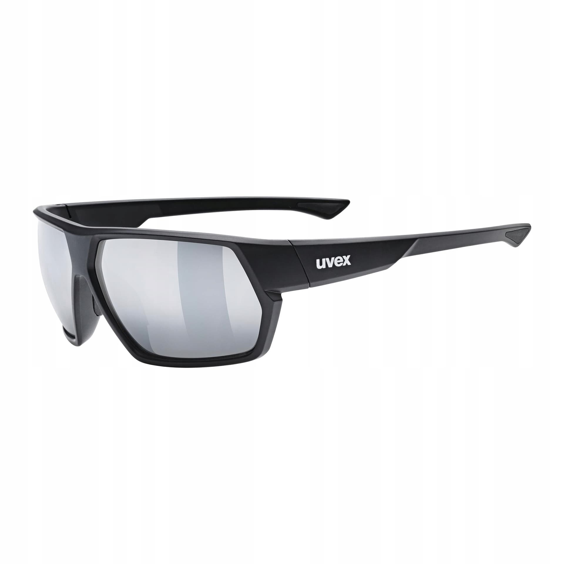 Okulary rowerowe Uvex Sportstyle 238 - czarny mat/mir.srebrny