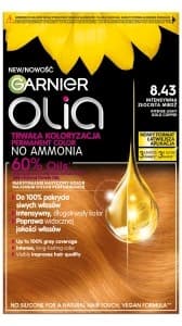 Garnier Olia Farba do włosów Intensywny Złoty Miedziany 8.43