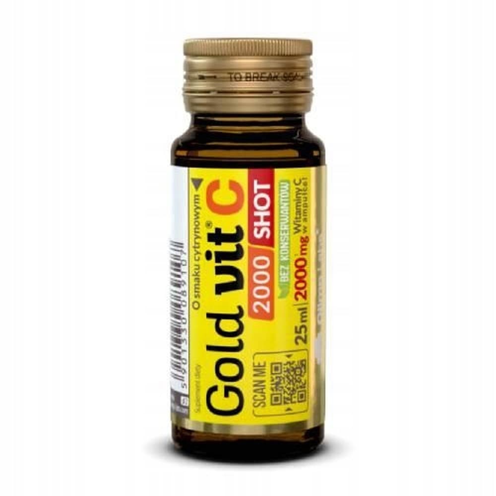 Olimp Labs Gold Vit C 2000 25ml shot z sokiem szkło