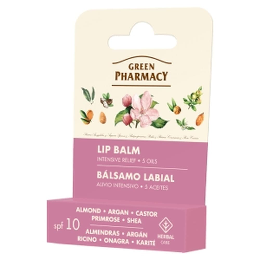 Balsam do ust Green Pharmacy z 5 olejami i witaminą E