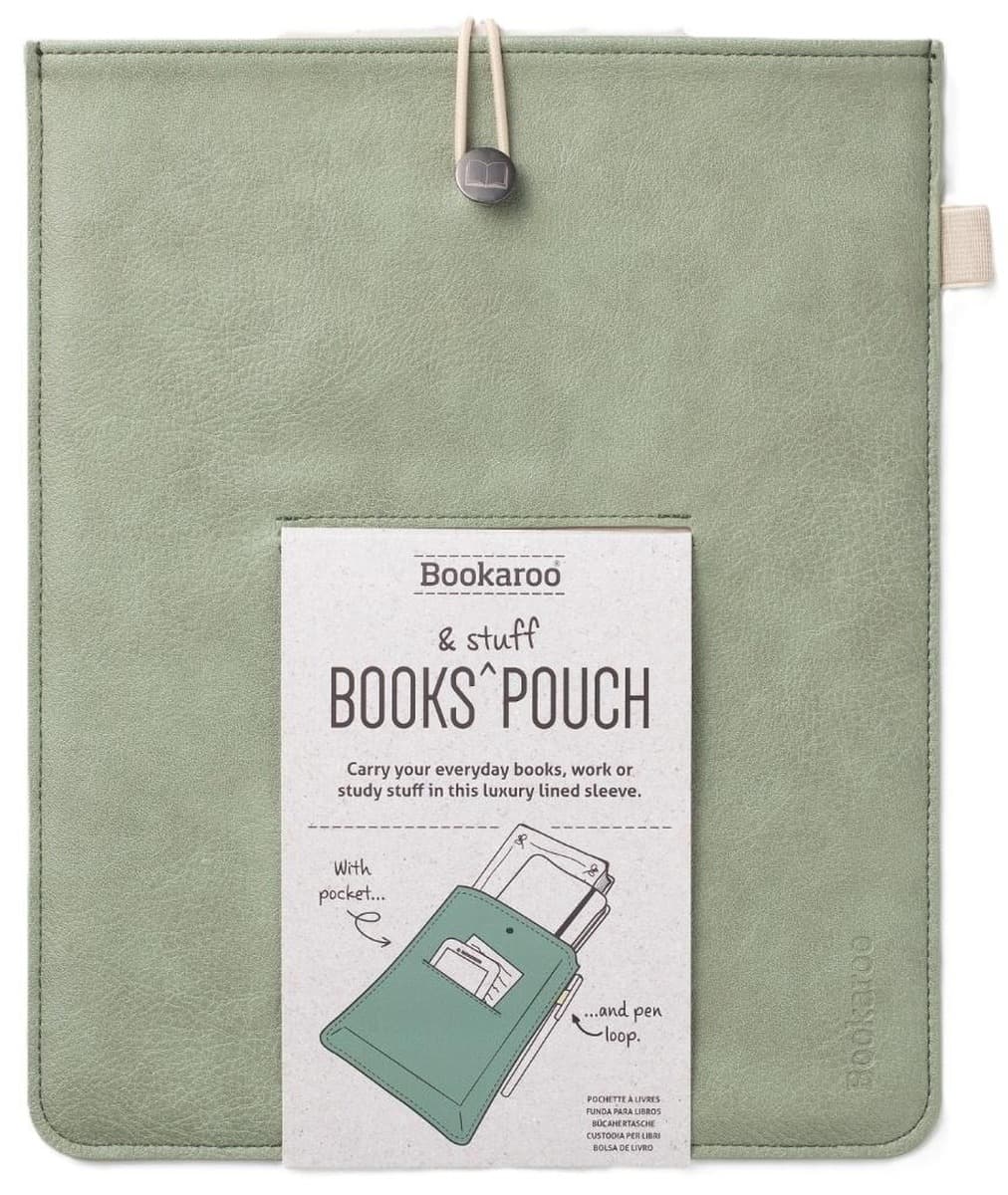 Oliwkowe etui na książkę lub notatnik IF Bookaroo