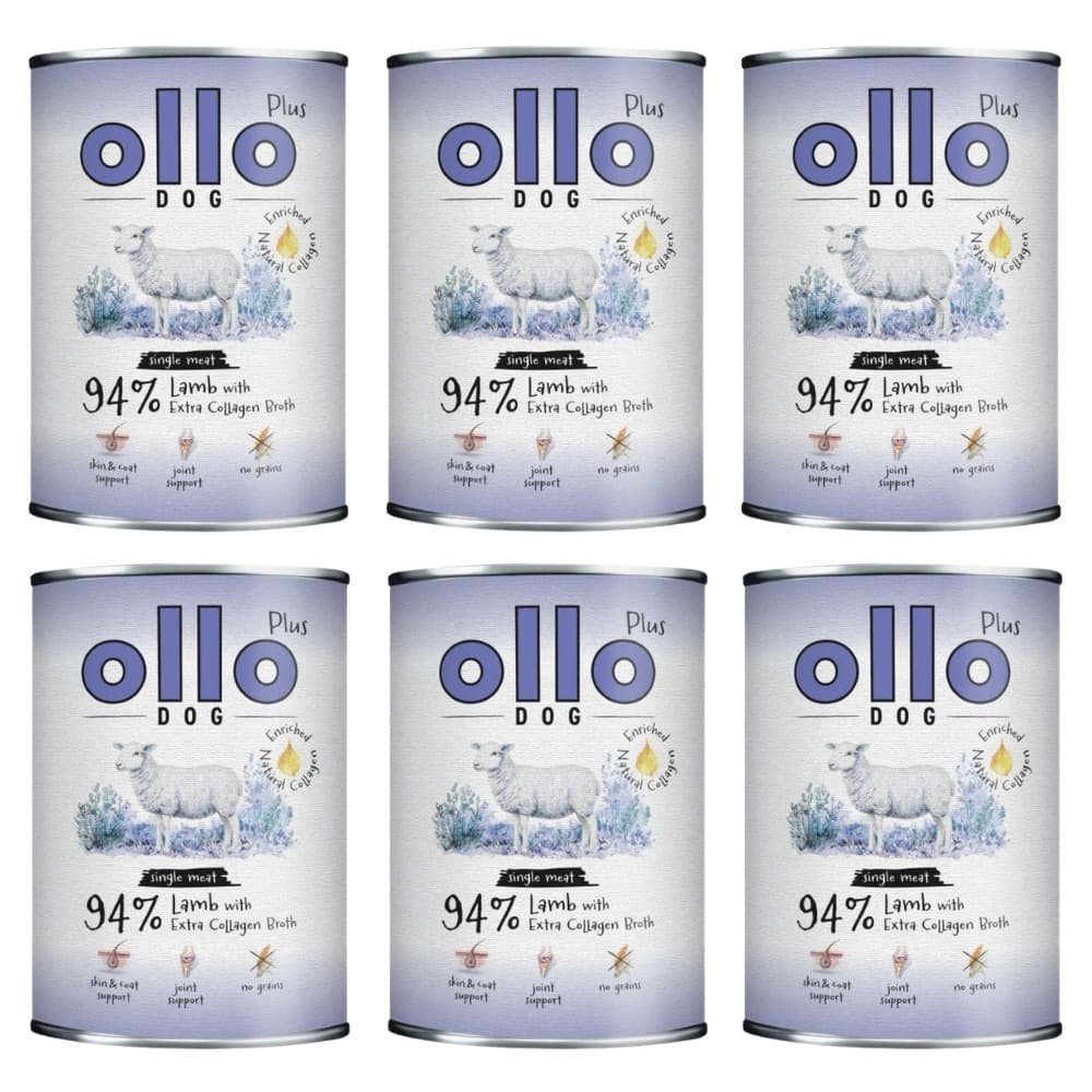 Ollo Plus Kolagen Jagnięcina 400g puszka dla psa