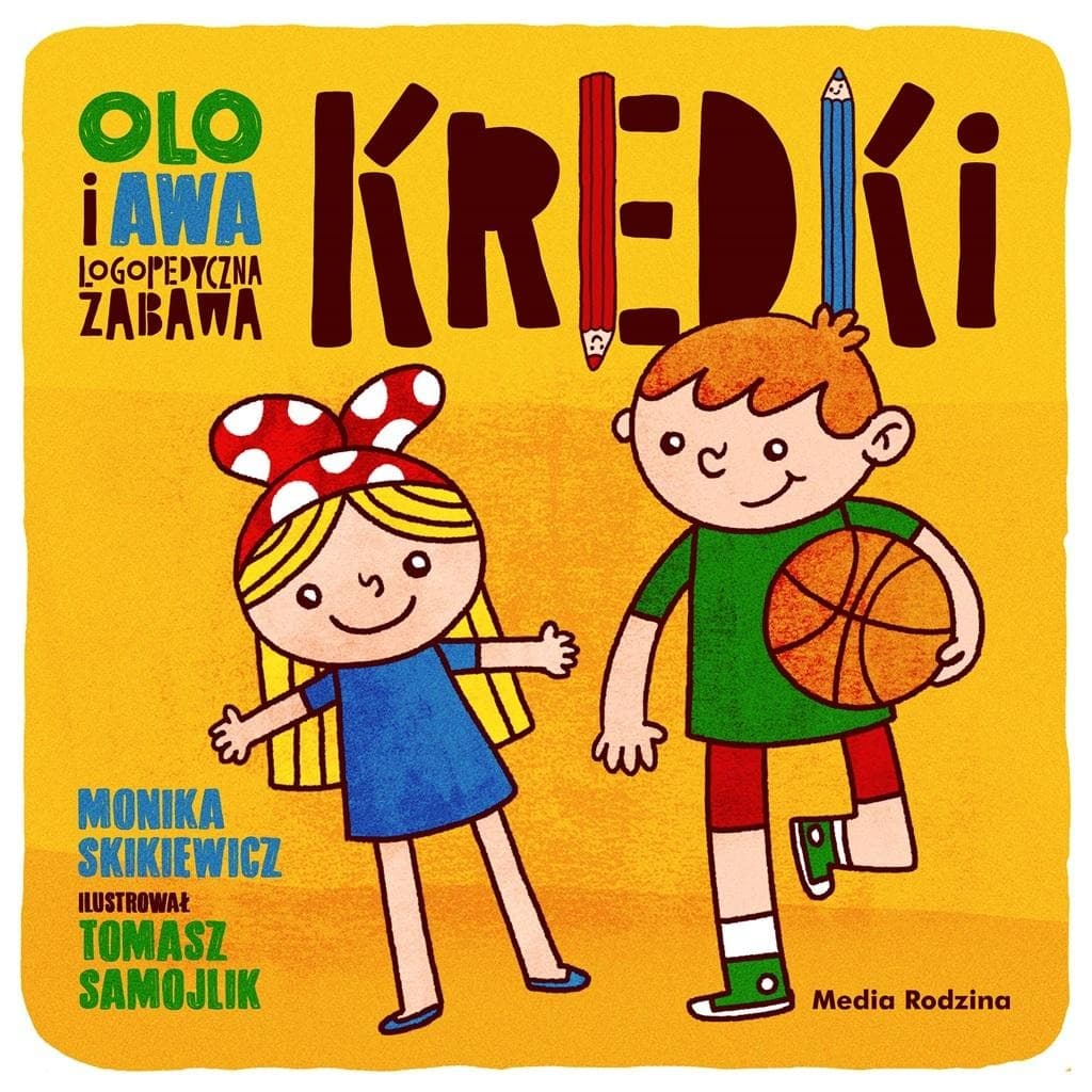 Olo i Awa. Logopedyczna zabawa. Kredki - książka dla dzieci