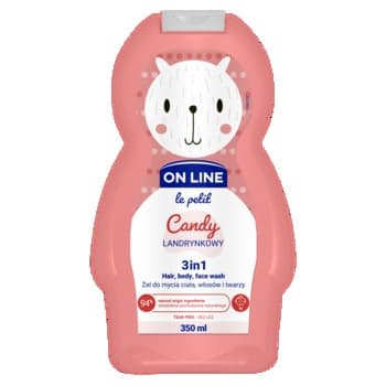 ON Line Le Petit Żel 3w1 do mycia 350 ml Landrynkowy