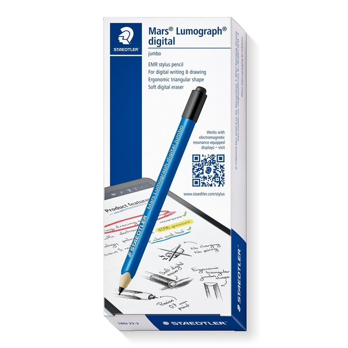 Ołówek STAEDTLER Mars Lumograph digital Jumbo 100% PEFC + 5 temperówek