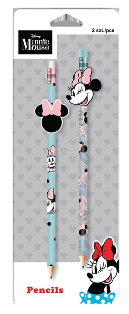 Ołówek z gumową nakładką 2 szt Disney fashion mix