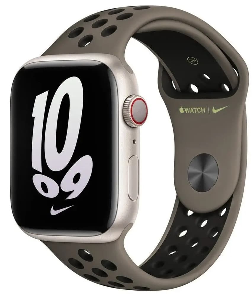 Opaska sportowa Apple Nike Olive Grey/Czarna 41mm