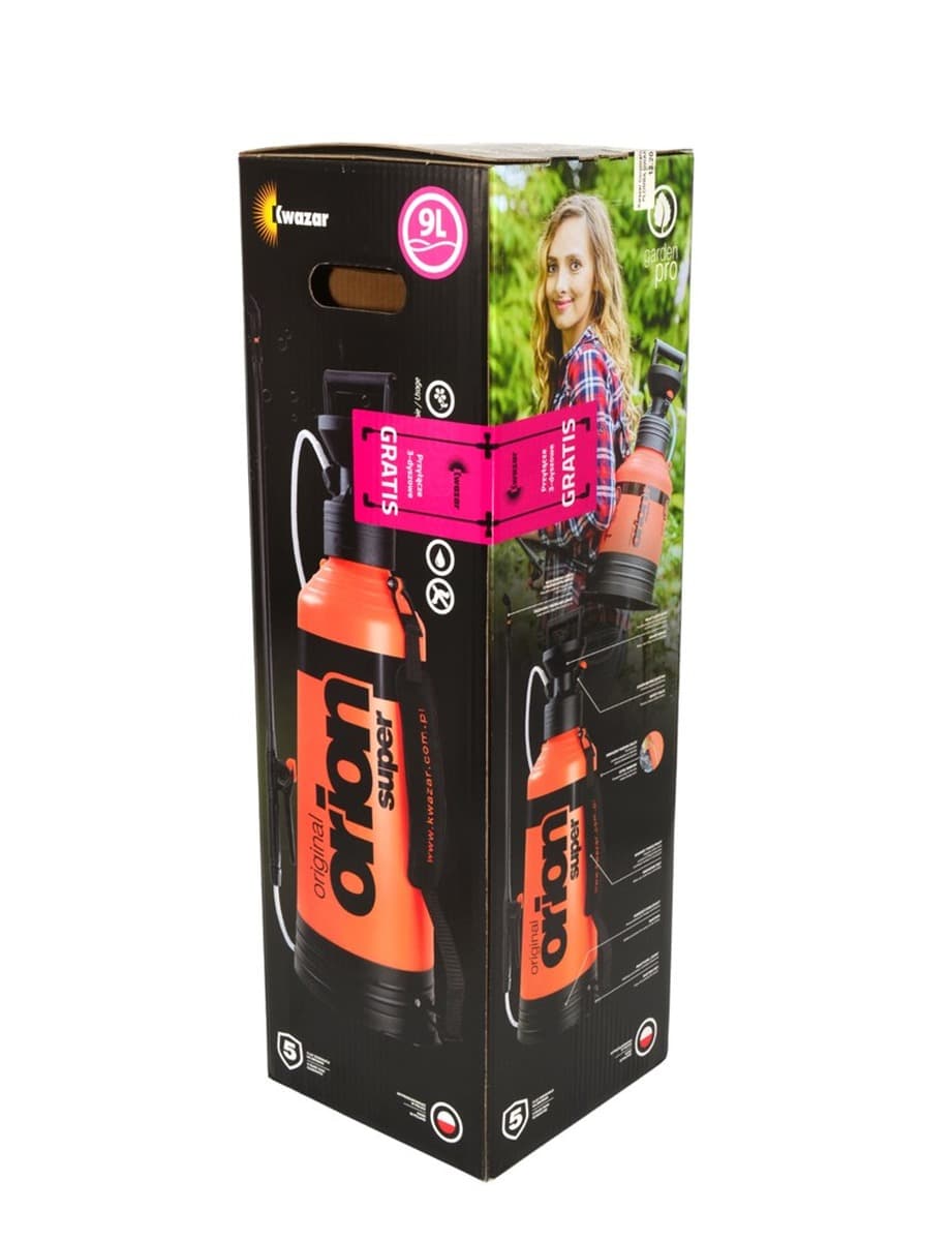 Opryskiwacz Orion Super New 9l z przyłączem 3-rzędowym