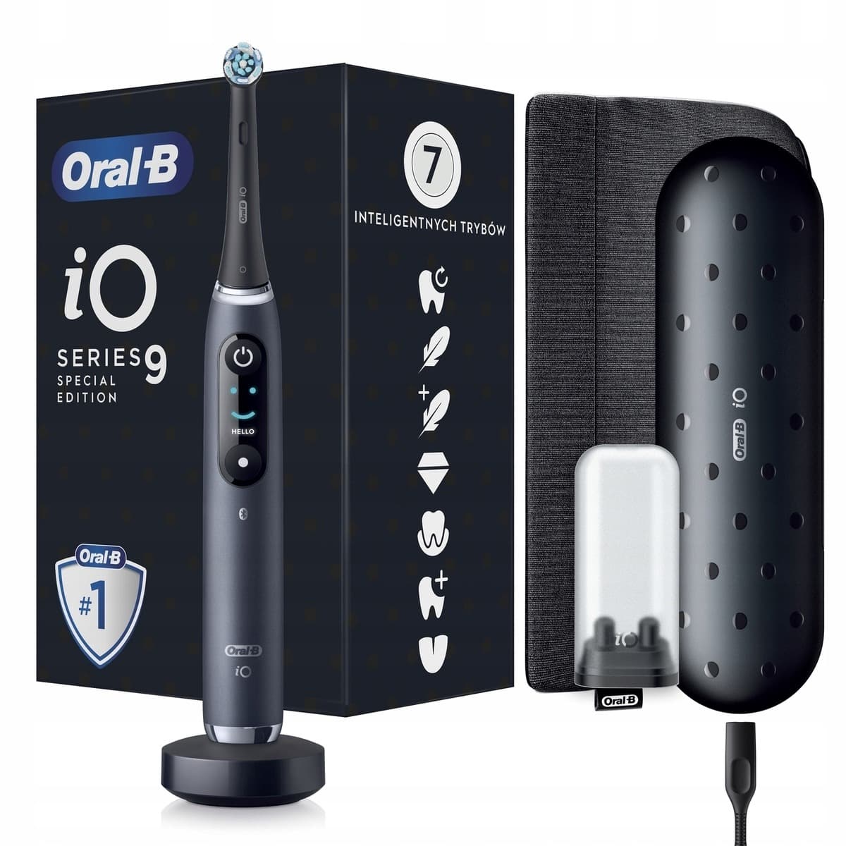 Oral-B iO Series 9 Special Edition Black - szczoteczka soniczna do zębów