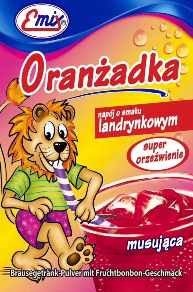 Oranżadka musująca smak coli emix 16g