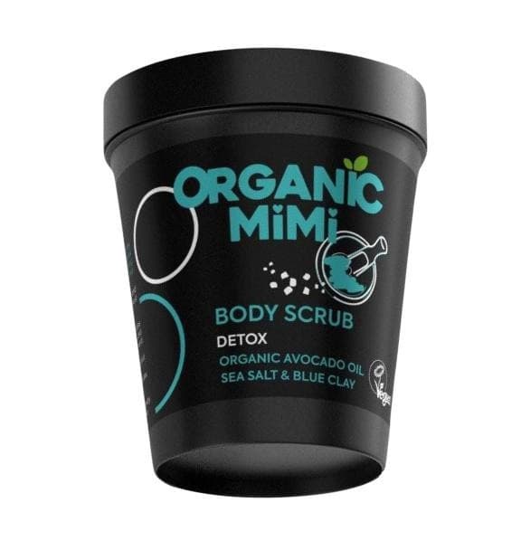 ORGANIC MiMi Detox peeling do ciała Sól morska i Glinka błękitna, 280 g