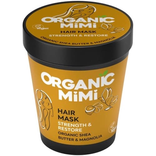 ORGANIC MiMi Maska do włosów zniszczonych - Shea i Magnolia - Regeneracja i Wzmocnienie