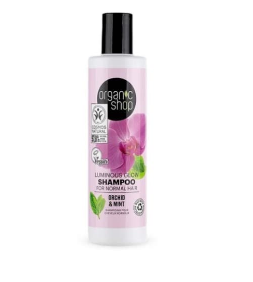 ORGANIK SHOP Szampon Orchidea & Mięta - Lśniące, zdrowe włosy 280ml