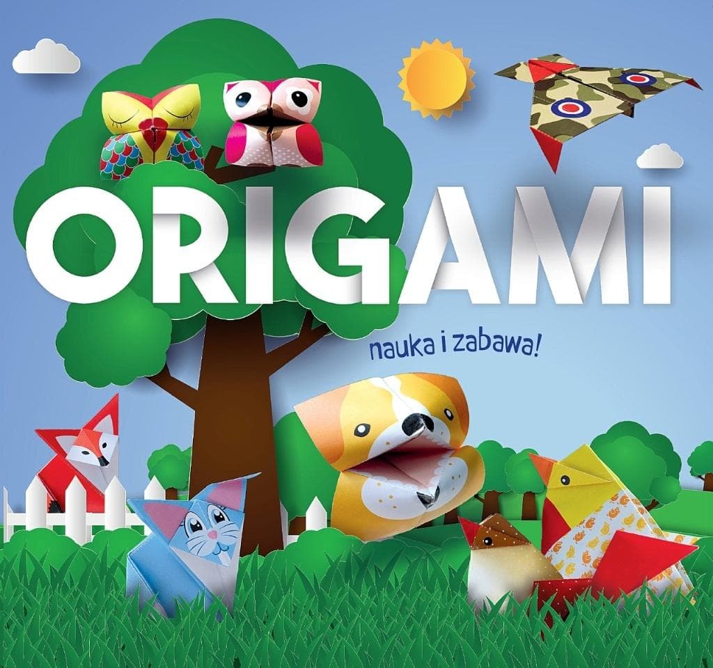 Książka dla Dzieci Origami Zwierzątka z Lasu - Nauka i Zabawa