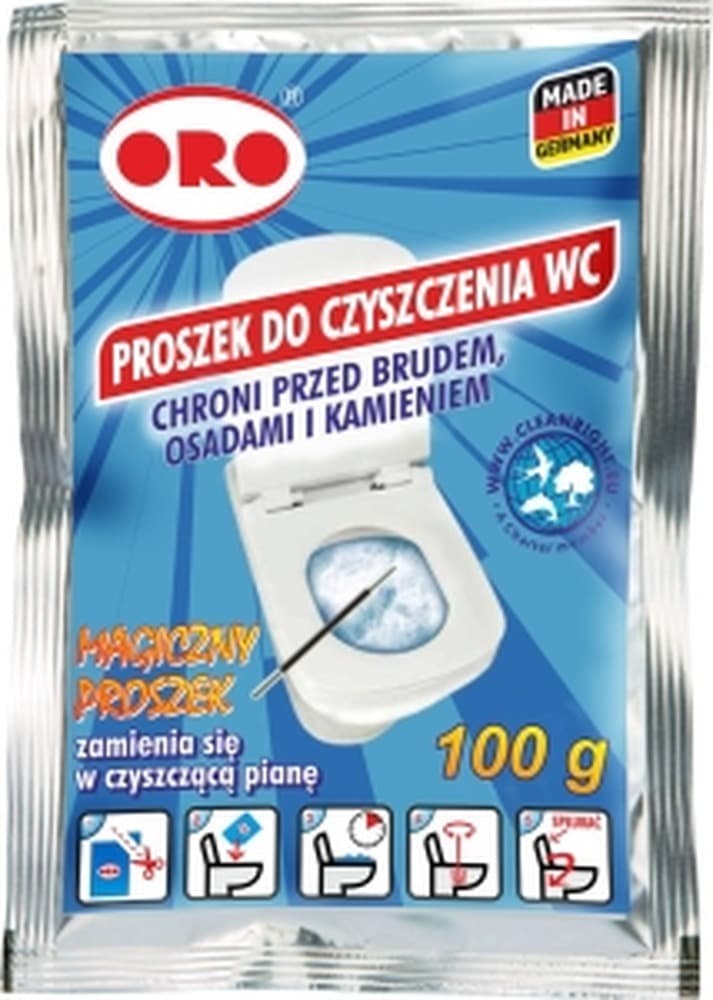 Oro Proszek do Czyszczenia Toalet WC Pianotwórczy 100 g