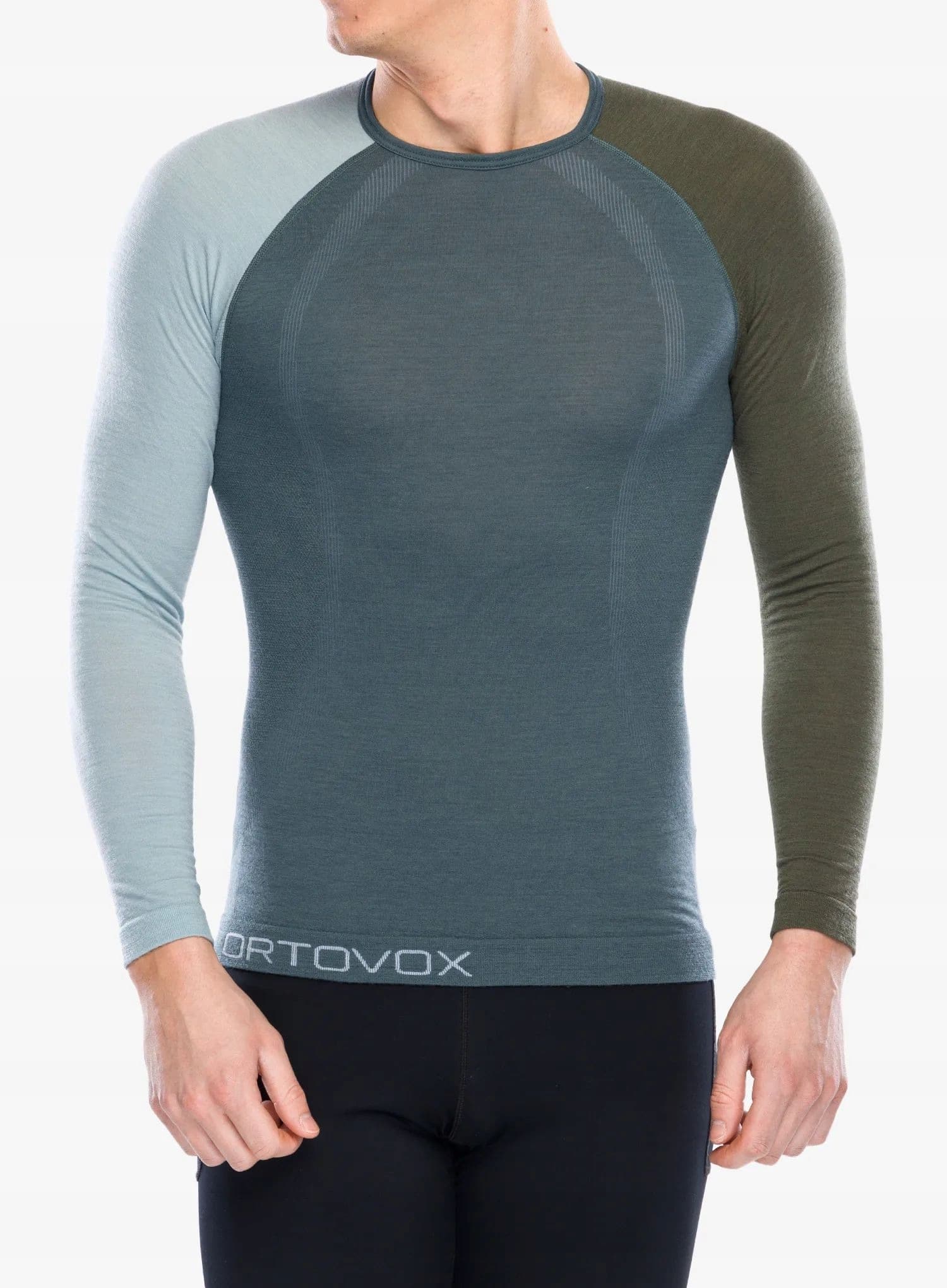 Ortovox 120 Comp Light Long Sleeve - bielizna termoaktywna, dark arctic grey