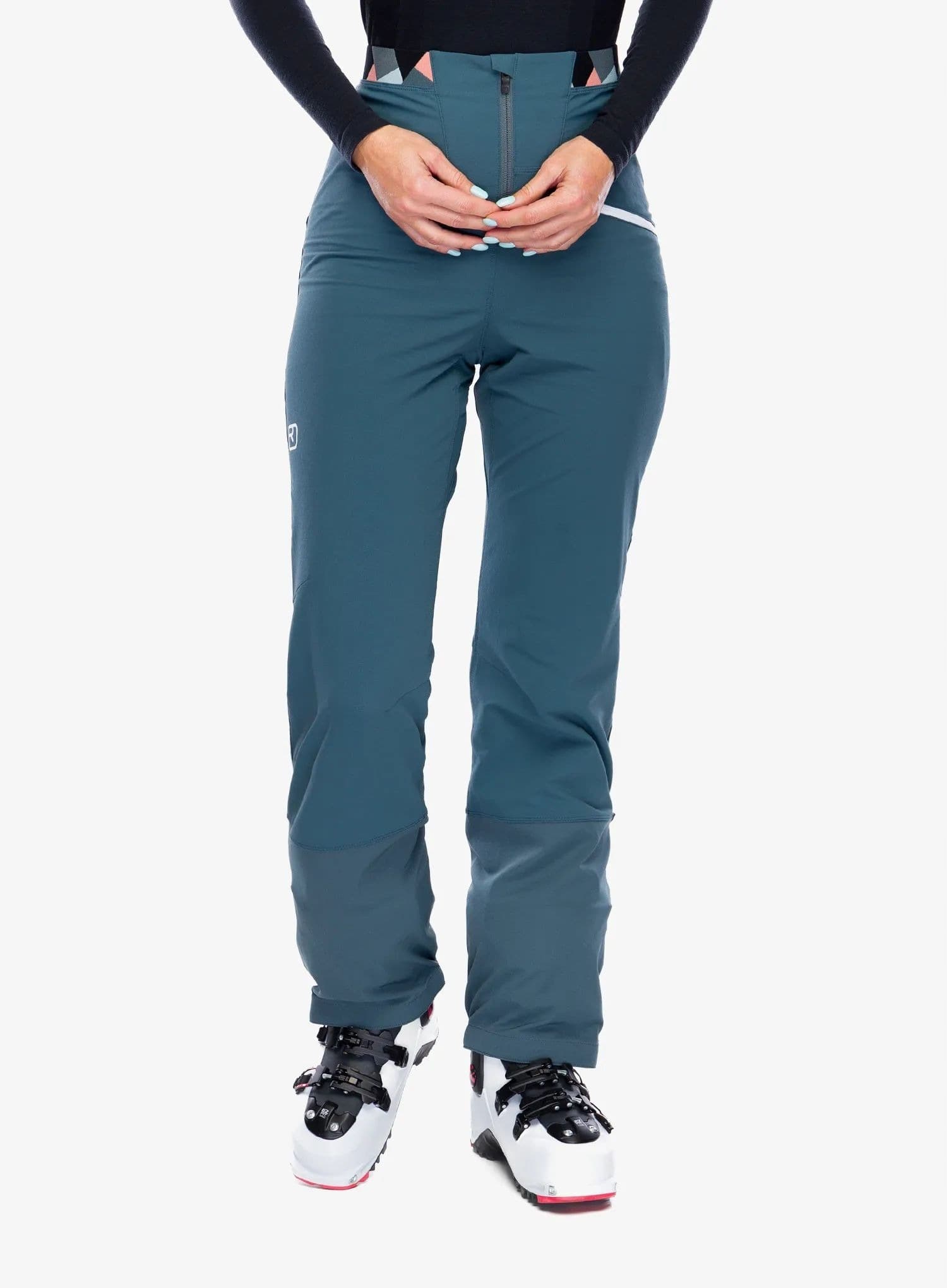 Ortovox Seceda Softshell Pants - spodnie softshell - black raven,