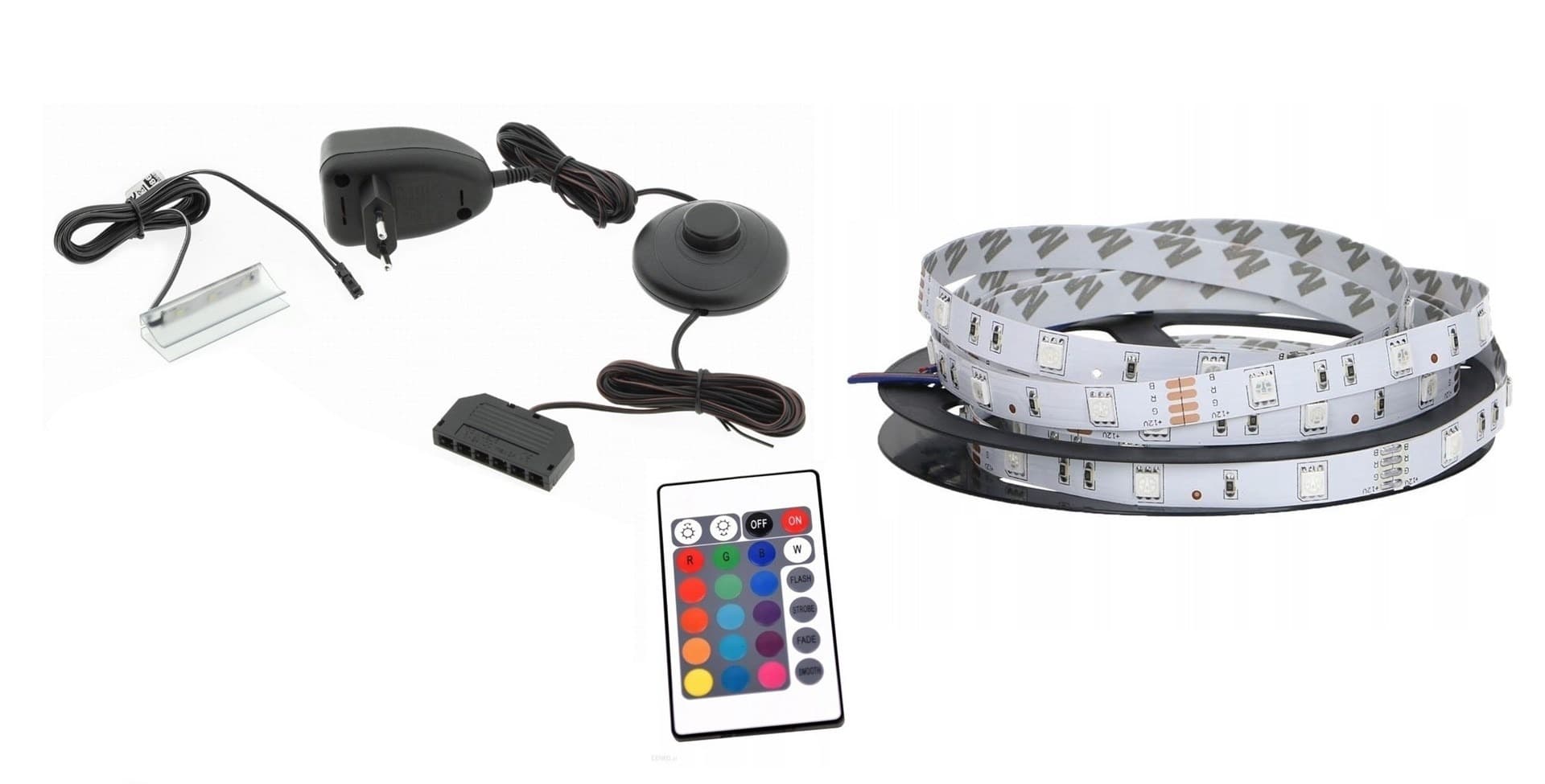 Oświetlenie komoda QIU 2D1K RGB z pilotem