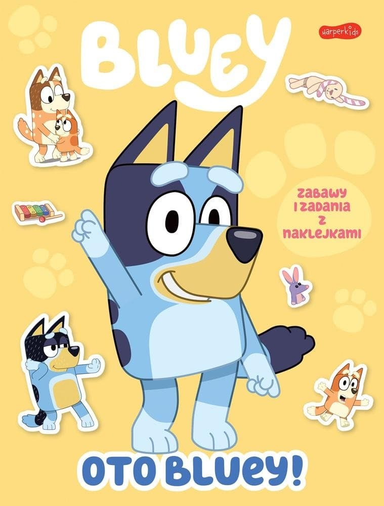 Oto Bluey! Bluey Zabawy i zadania z naklejkami