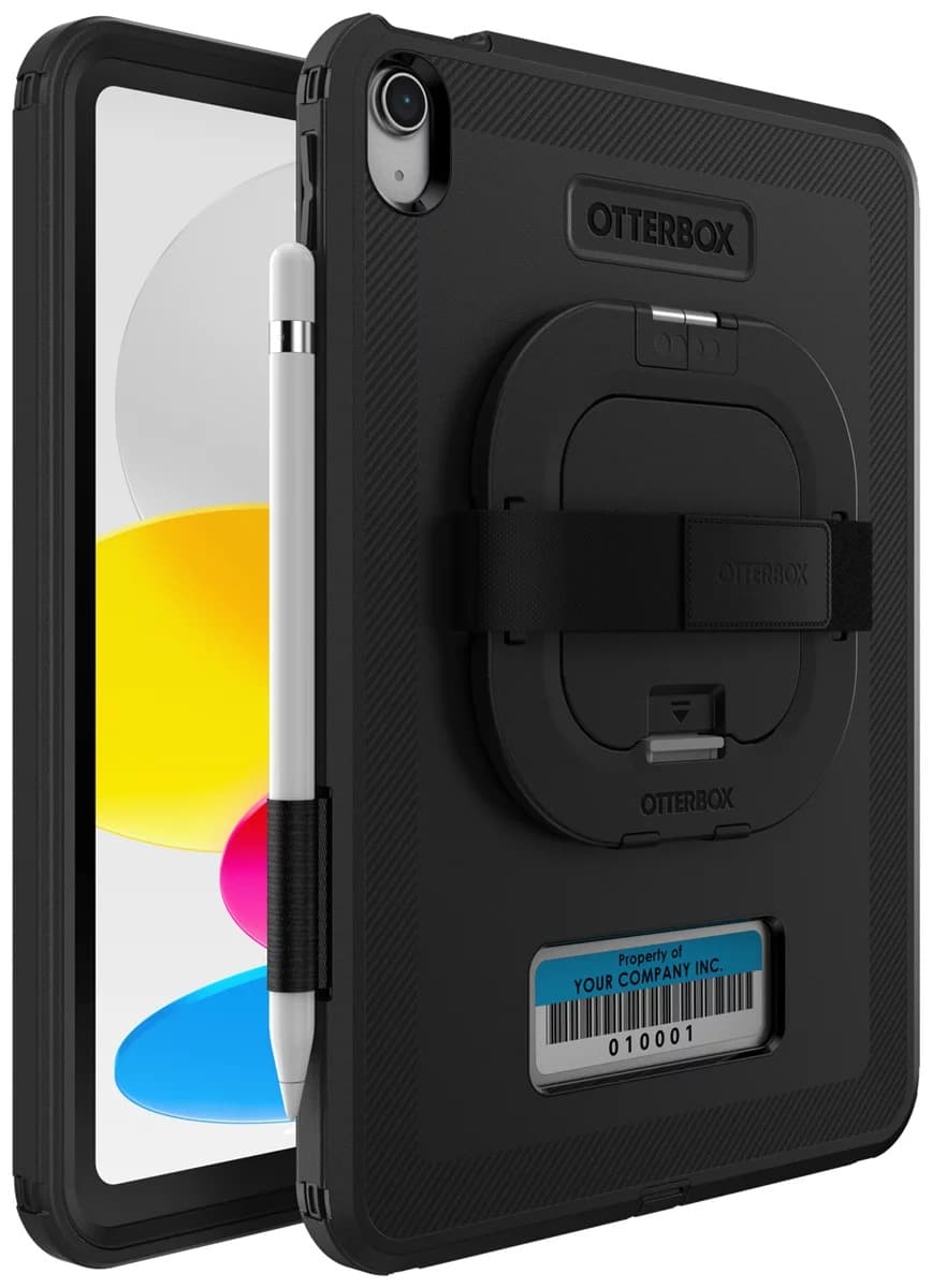 OtterBox Defender Kickstand z Pętlą na Rękę do iPad 11/10 Gen. Czarny Pro Pack