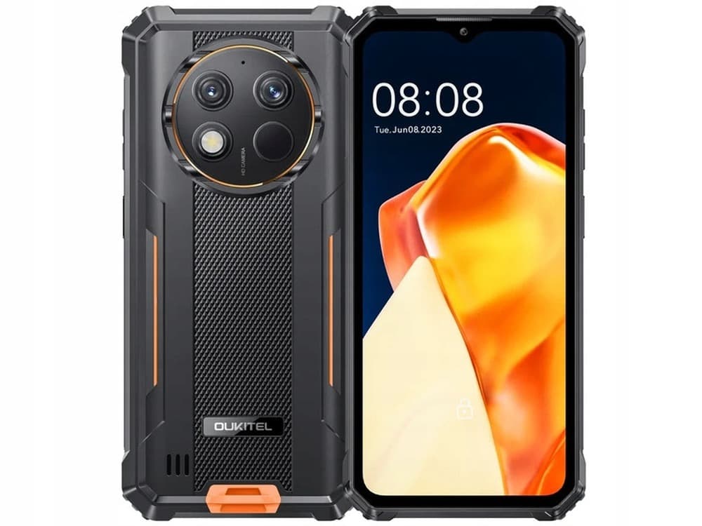 Oukitel G1 Smartphone 6.52" 6/256GB 10600mAh Dual SIM Pomarańczowy
