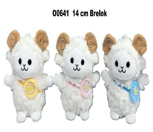 Brelok owca 14 cm mix wzorów