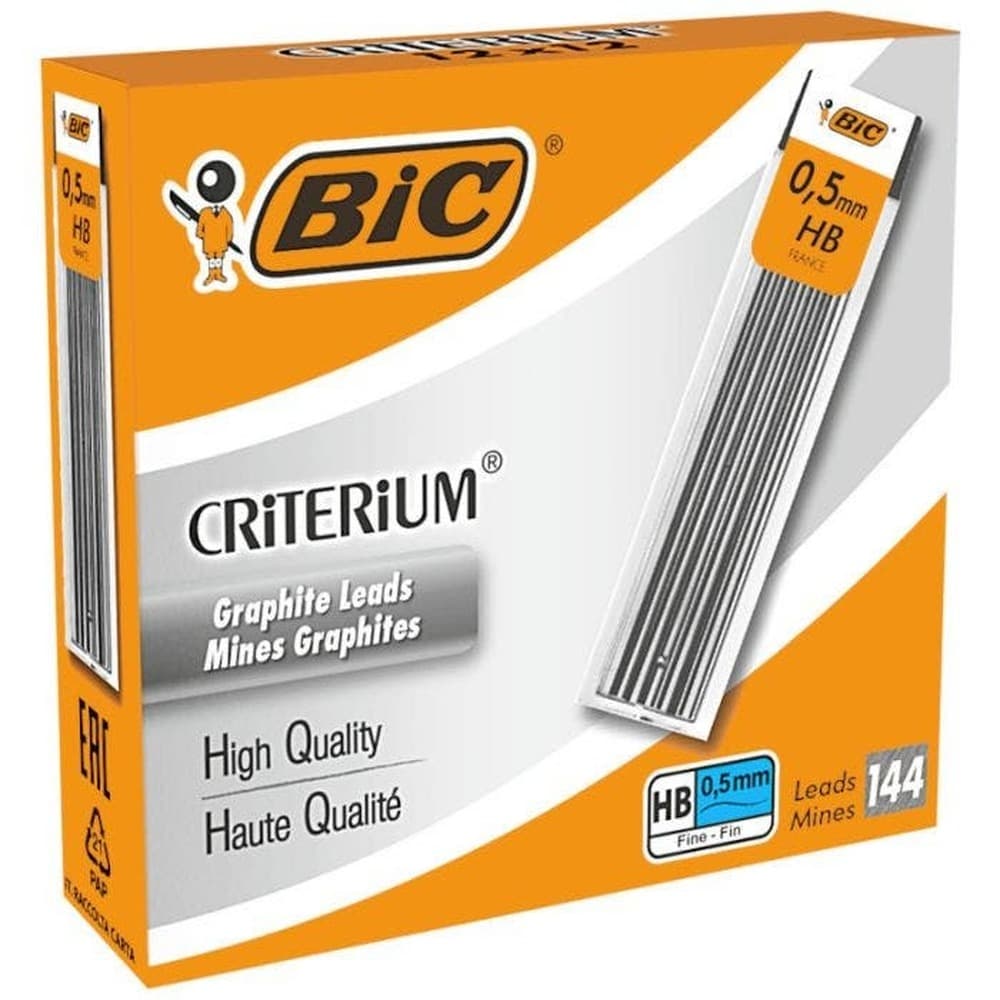 BIC Wkłady Criterium 0.5mm HB 12 opakowań