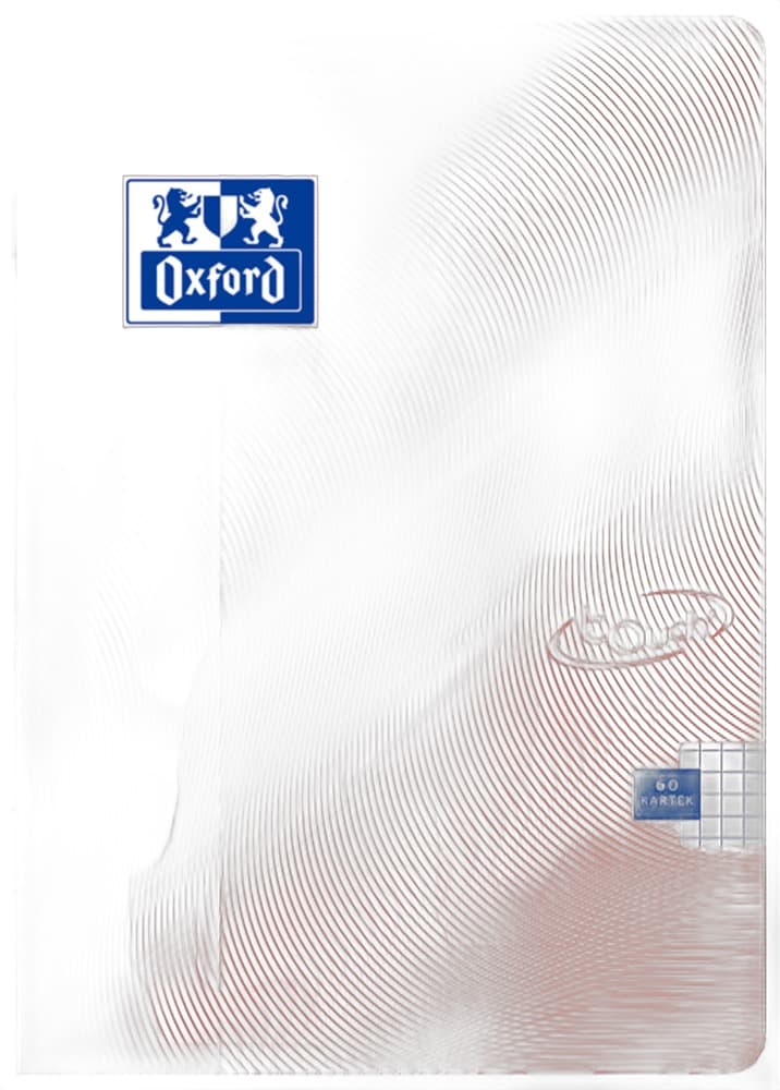 Zeszyt A4 60k kratka Oxford Touch Pastel 5 szt. koralowy