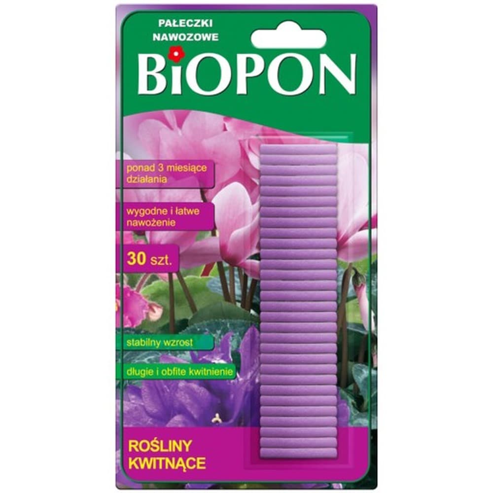 Biopon Pałeczki Nawozowe do roślin kwitnących