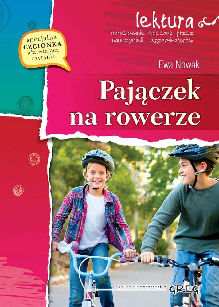 Powieść dla dzieci Pajączek na rowerze