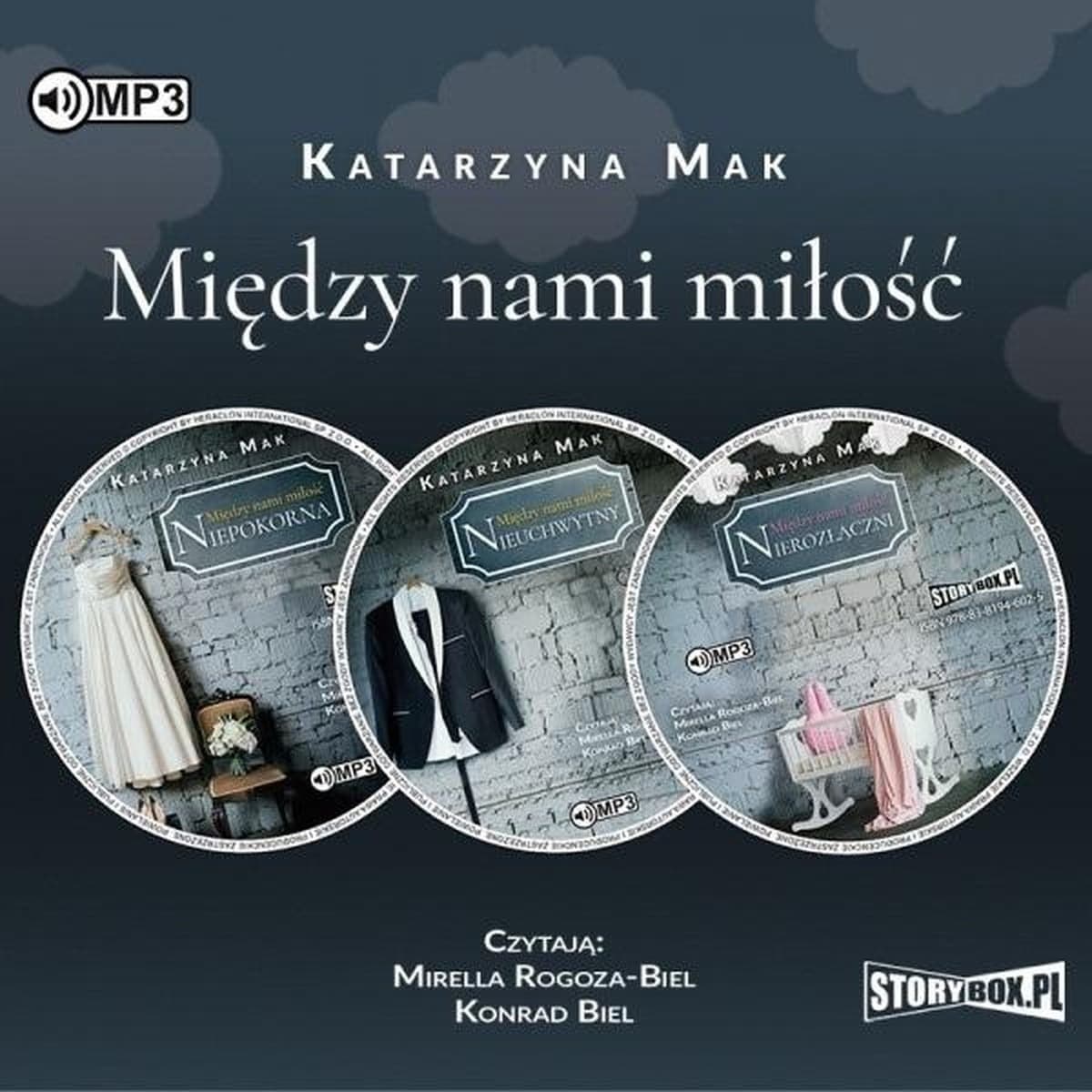 Pakiet audiobooków Między nami miłość - Katarzyna Mak