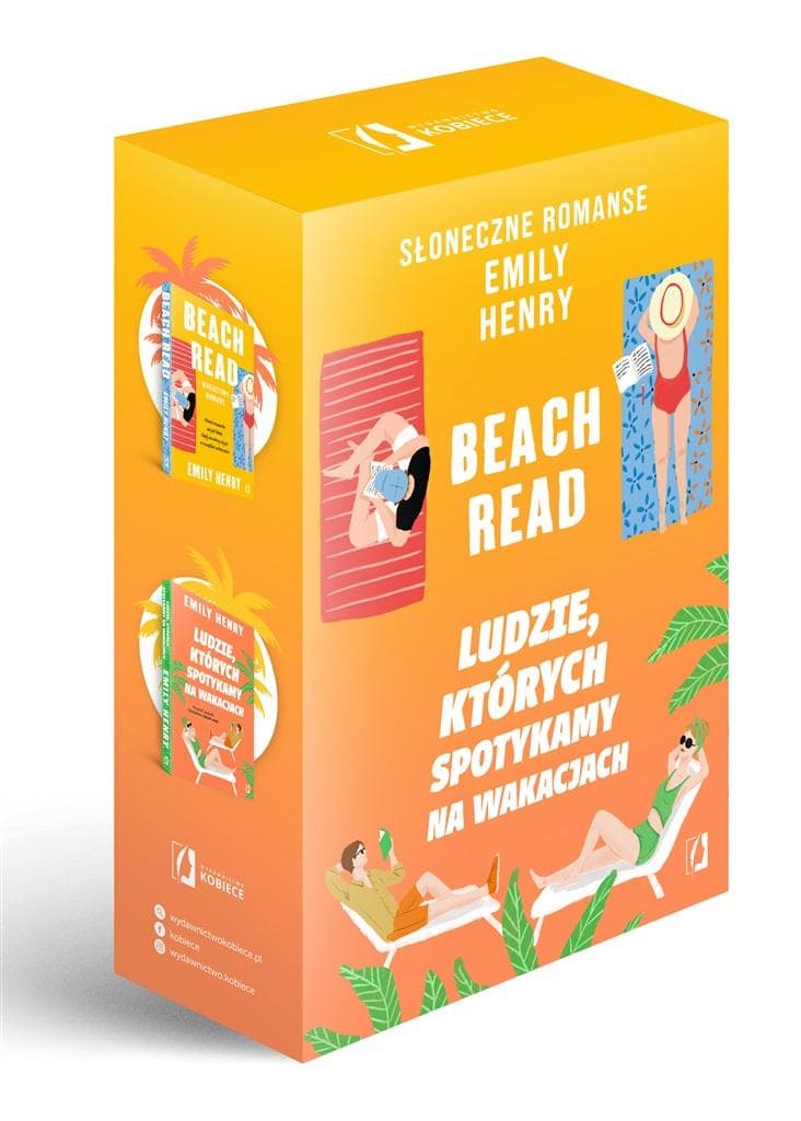 Pakiet książek: Beach read i Ludzie, których spotykamy na wakacjach - Emily Henry