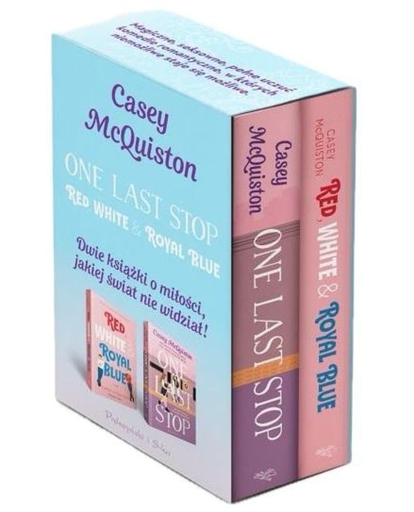 Pakiet książek Casey McQuiston: Red, White & Royal Blue, One Last Stop