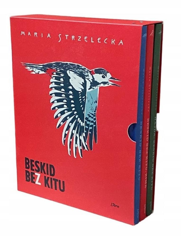 Pakiet książek Maria Strzelecka Beskid bez kitu etui czerwone