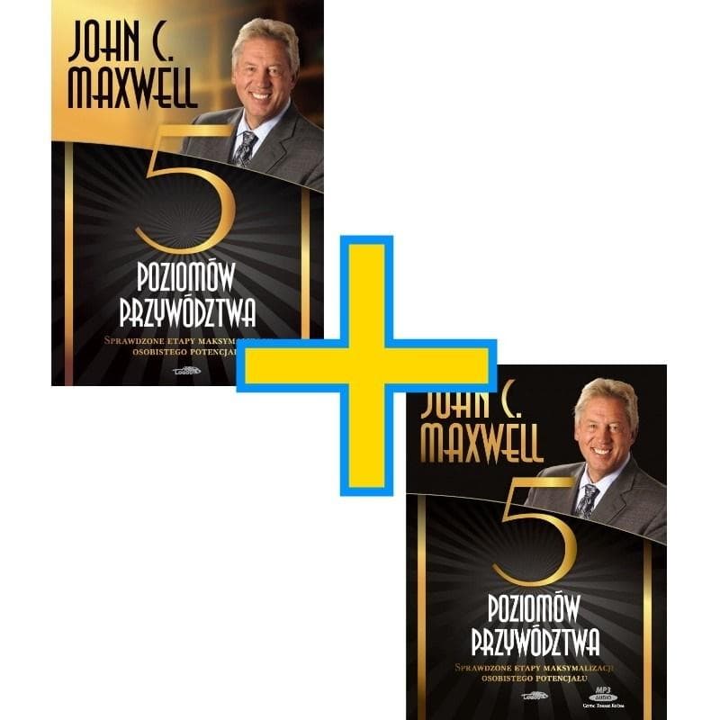 Pakiet książka i audiobook Pięć poziomów przywództwa John C. Maxwell