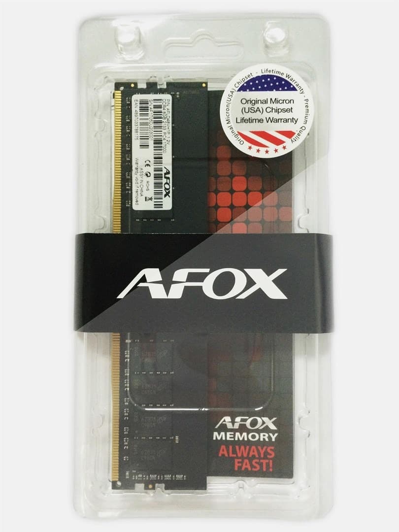 AFOX Pamięć RAM DDR4 4GB 3200MHz RANK1
