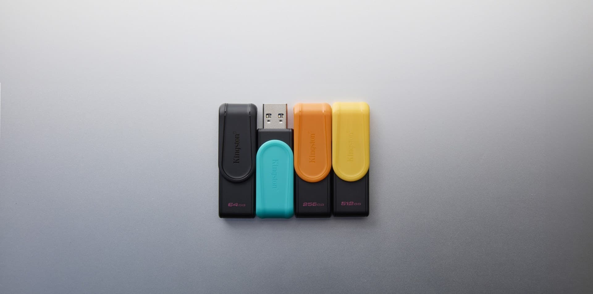 Kingston DataTraveler Exodia S 512 GB Pamięć USB USB 3.2 Gen 1 czarno-żółta