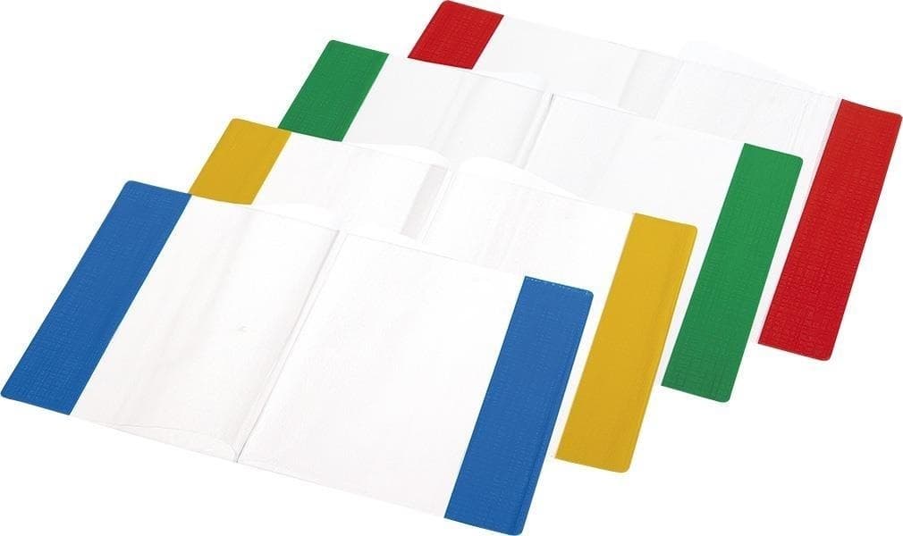 Okładki na zeszyt A5 Panta Plast PVC Mix kolorów 10 sztuk