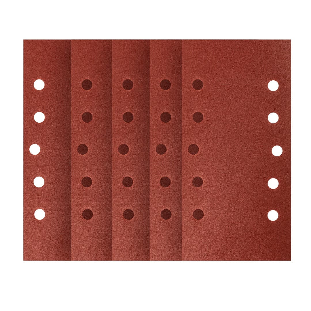 Papier ścierny na rzep 115 x 230 mm gradacja P180, 5 sztuk