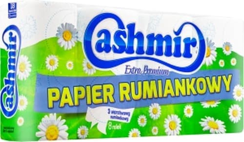 Cashmir Papier Toaletowy 8 rolek 3-warstwowy Satynowy
